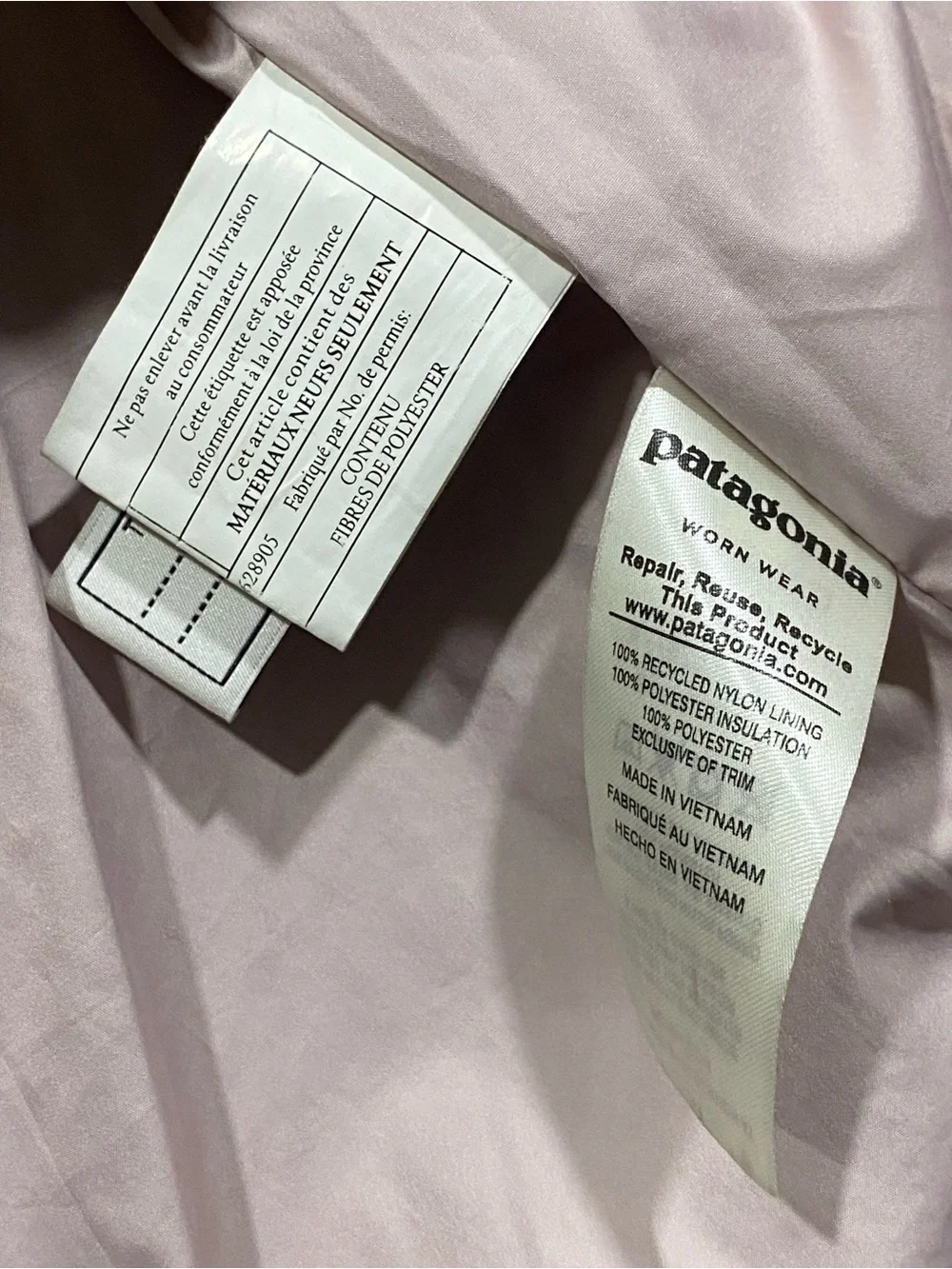 Patagonia Youth Quilted Bomber Shacket Coat 68015 FA18 Blue